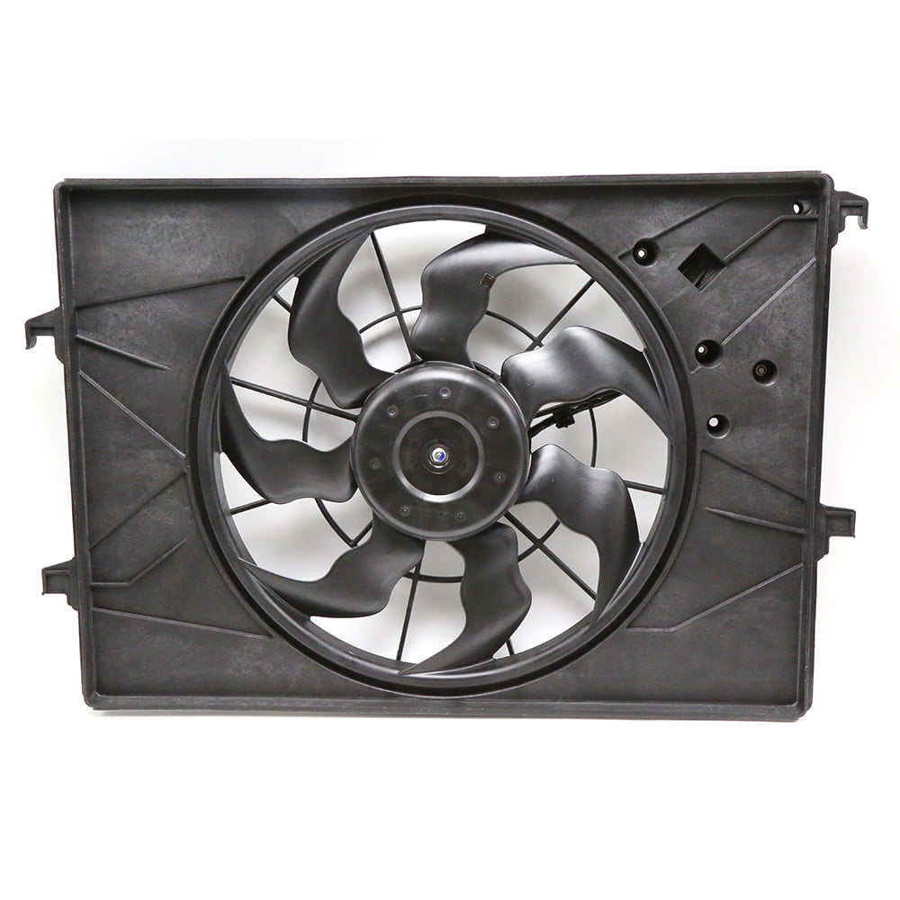 Radiatoriaus aušinimo ventiliatoriaus mazgas OE 2078001400 Tinka Geely Emgrand (2018 m. modelis) GL/GS 1.8 – su rezistoriaus aušinimo ventiliatoriumi